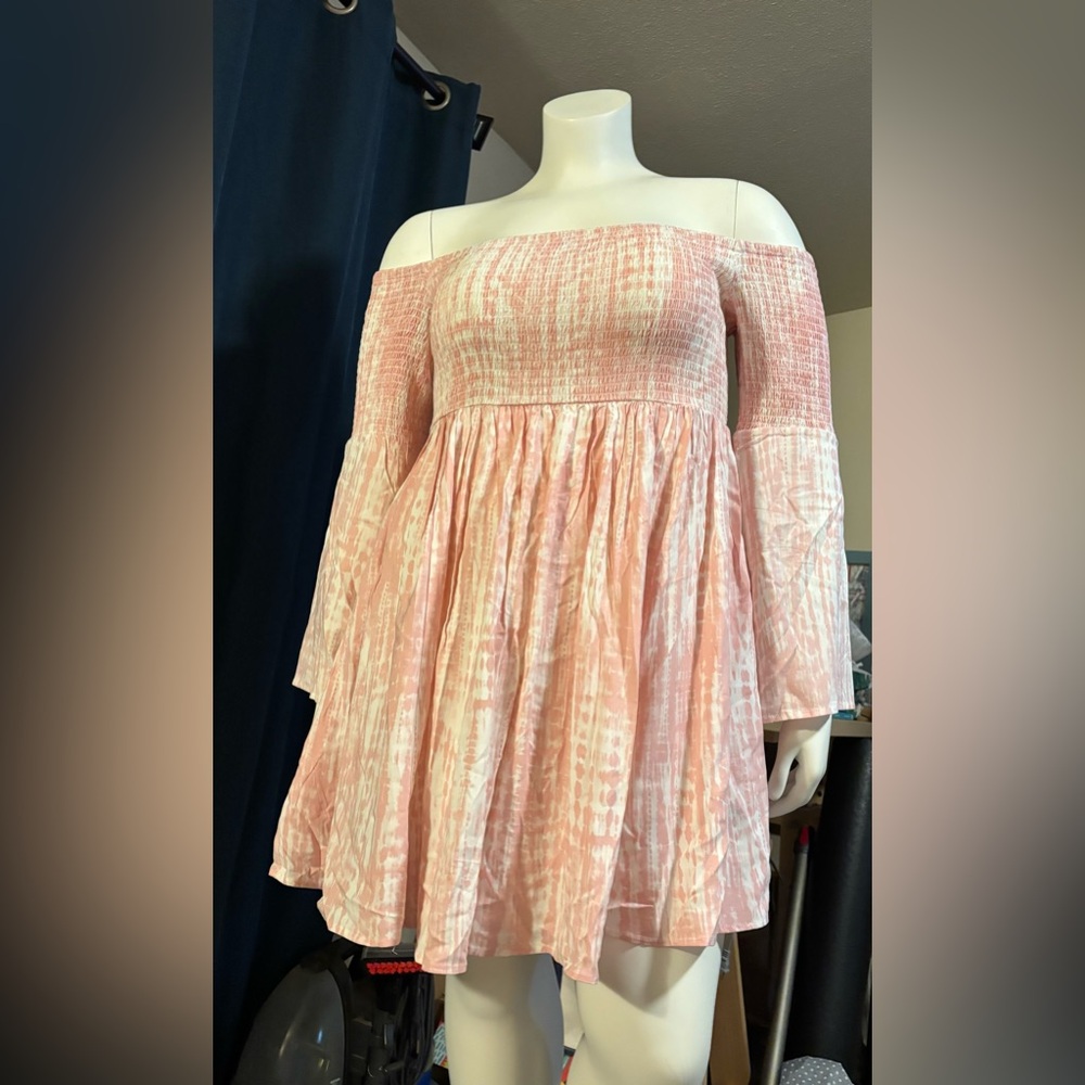 Mini Challis Off-Shoulder Skater Dress ~ NWT Size 2 Torrid